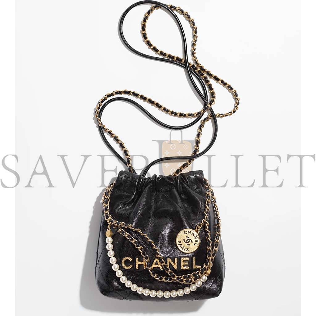 CHANEL 22 MINI HANDBAG AS3980 B10672 94305 (20*19*6cm)